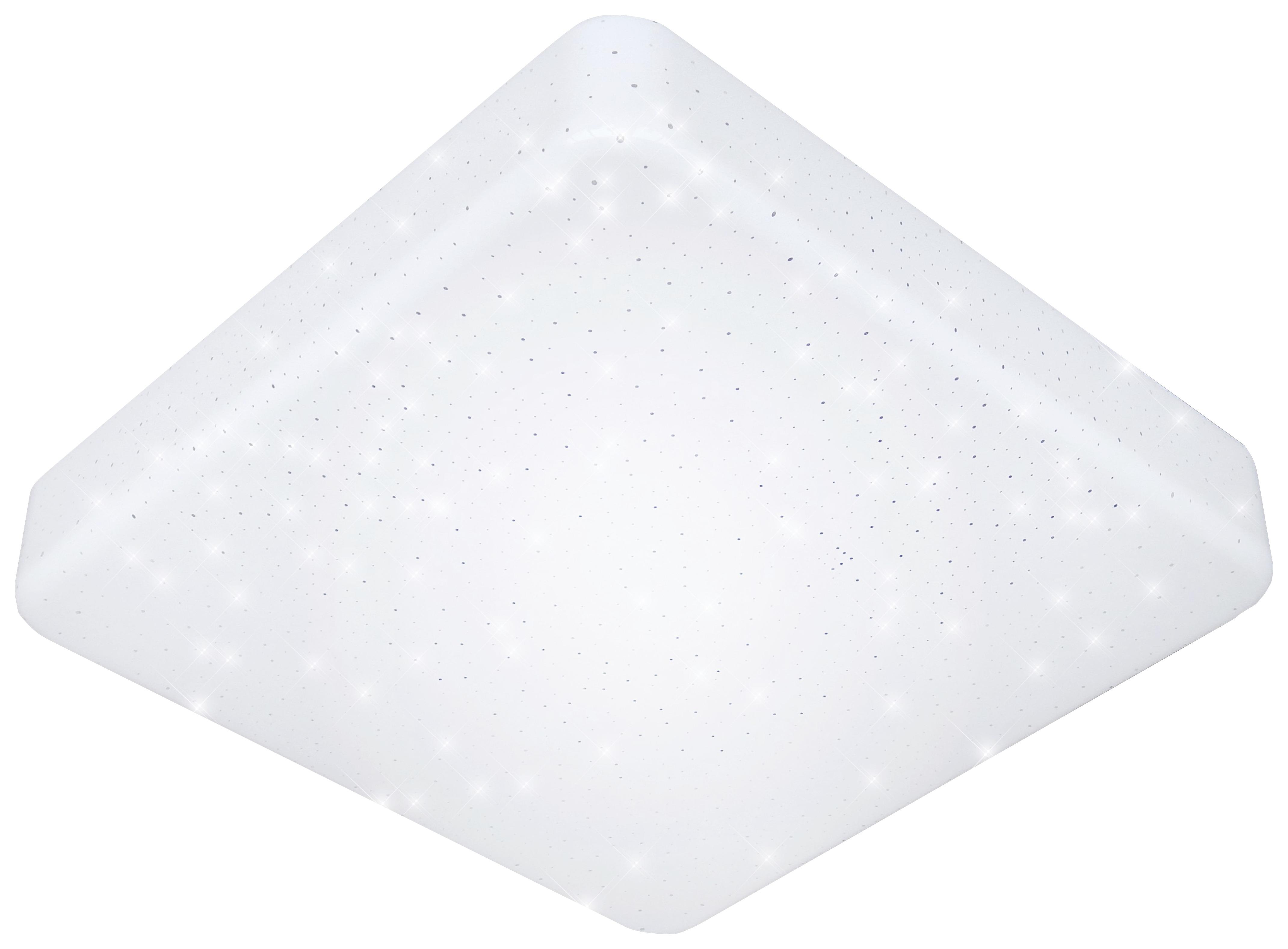 LED mennyezeti lámpa Starlight 36,5/36,5cm - Fehér, konvencionális, Műanyag (36,5/9,5cm) - Modern Living
