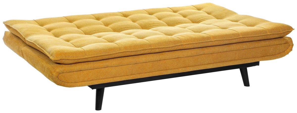 Kanapéágy Sun - sárga, Modern, textil/fa (190/83/93cm) - Mömax