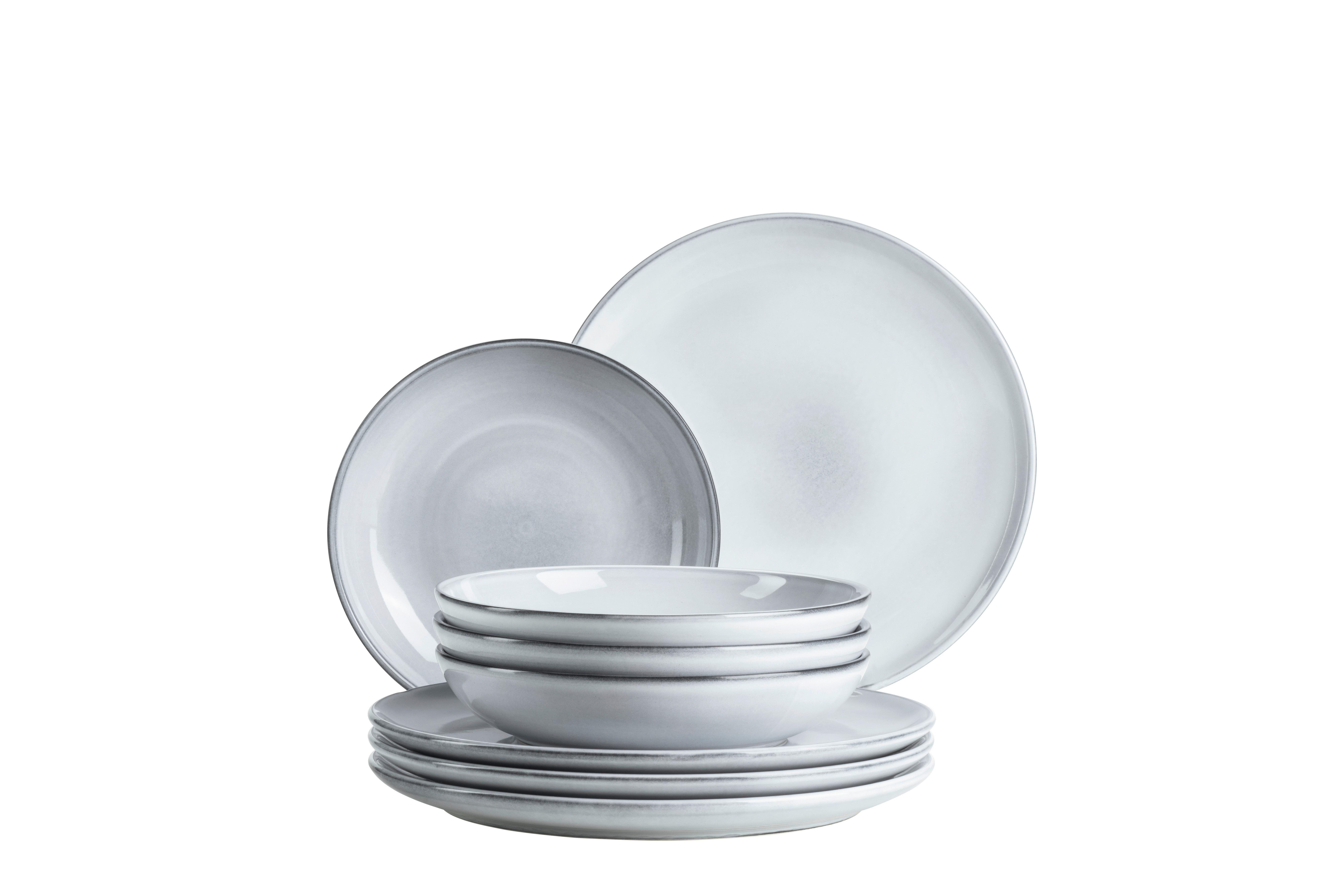 TAFELSERVICE LIVIO - Hellblau, Basics, Keramik - Mäser