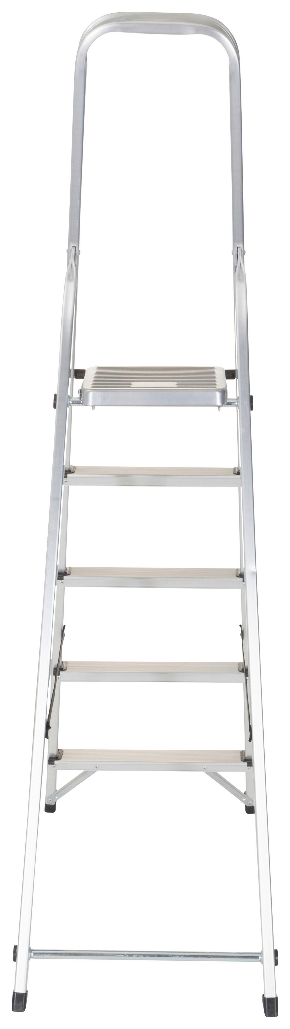 Zložljiva Lestev Solid Iii, Aluminij - barve aluminija, Basics, kovina (44/170/12cm) - MID.YOU
