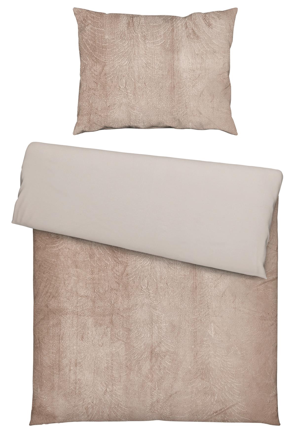 Bettwäsche Pinetrees Beige ca. 135x200cm - Beige, Textil (135/200cm) - Mömax