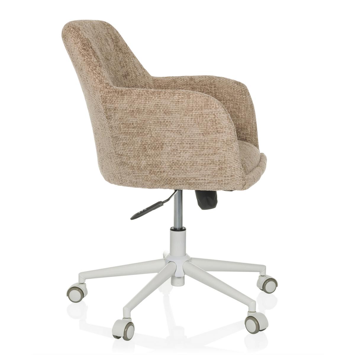 Vrtljivi Stol Solao Home, Bež - bela/bež, Moderno, kovina/umetna masa (58/78/60cm) - MID.YOU
