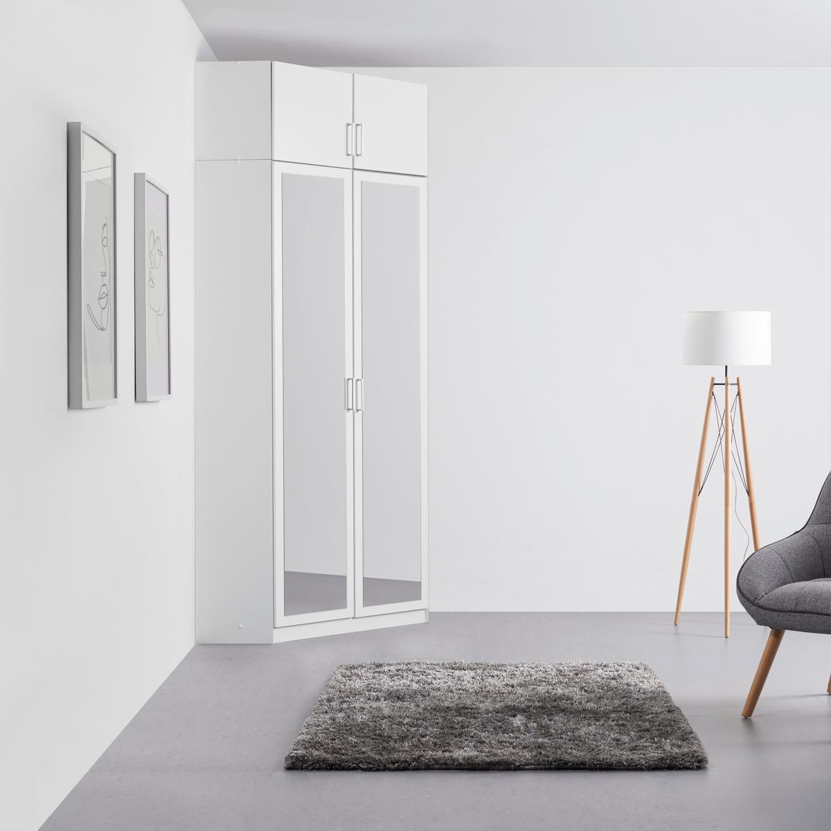 Nastavek Za Kotno Omaro Click, Bela - bela/barve aluminija, Konvencionalno, umetna masa/leseni material (95/40/95cm) - Mömax