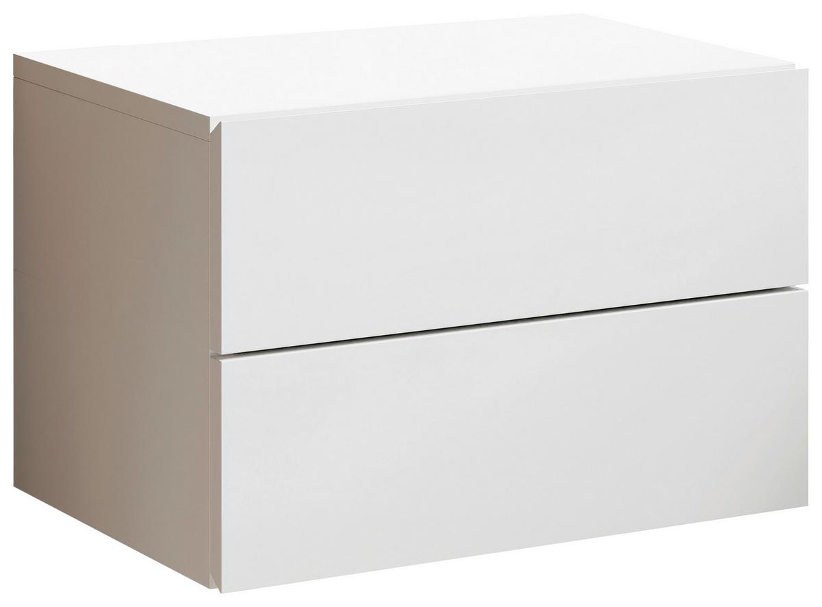 SZAFKA NOCNA CABO - biały, Modern, materiał drewnopochodny (42/28cm) - Livetastic