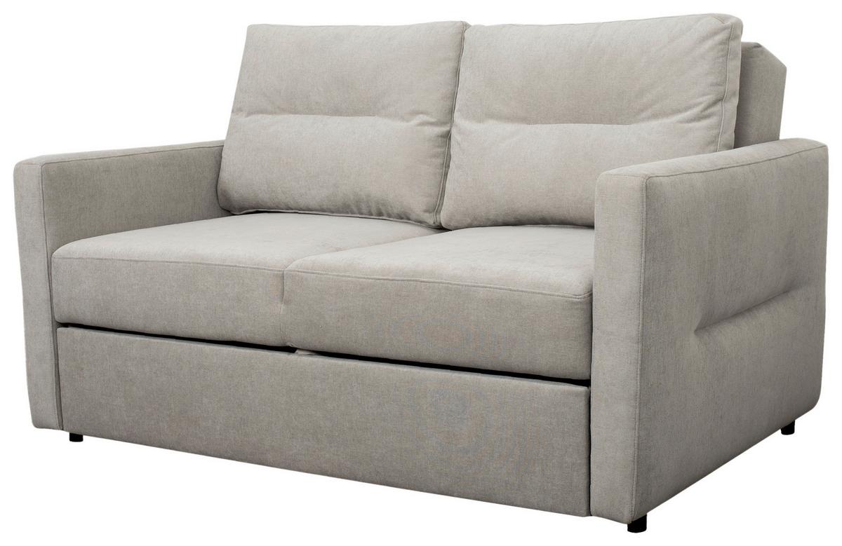 Sofa Gloria - svijetlo siva/crna, Moderno, tekstil/plastika (152/94/102cm) - Modern Living