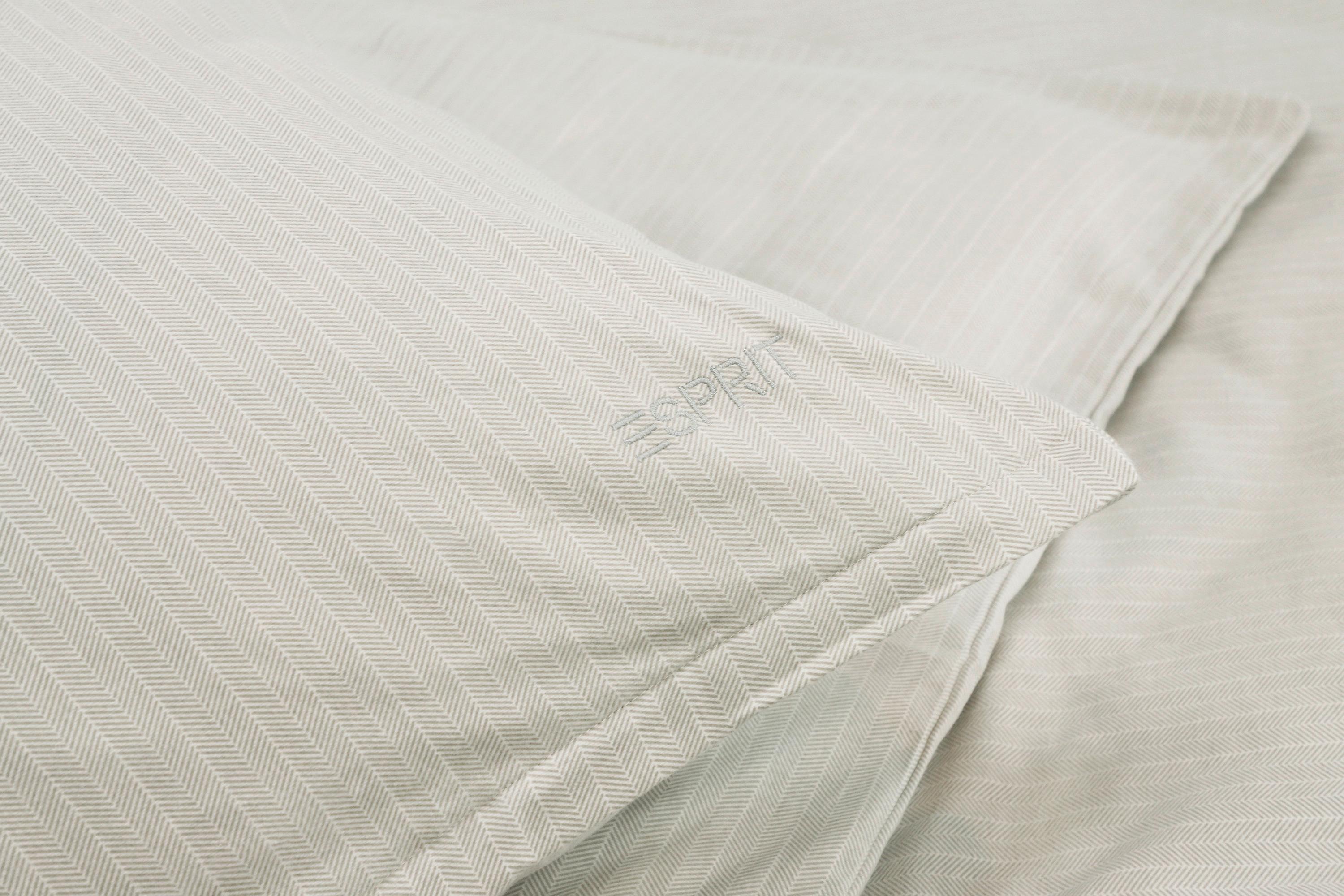 POŚCIEL E-HERRINGBONE ESPRIT - jasnoszary/szary, Design, tkanina (200/200cm) - Esprit
