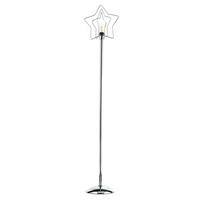 Stehleuchte Estrella Chromfarben max. 22 Watt - Chromfarben, Design, Metall (35/170cm)