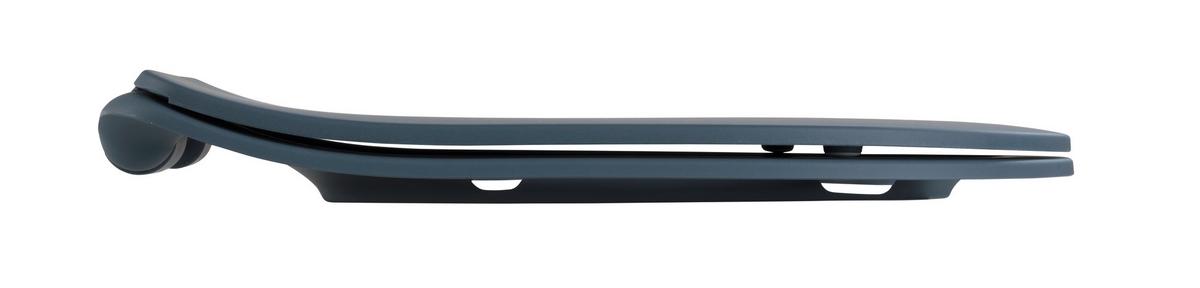 Capac WC Sedilo - gri, Modern, plastic/metal (36,2/45,2cm) - Wenko