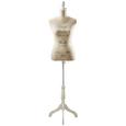 Dekobüste Beige/Weiß - Naturfarben, ROMANTIK / LANDHAUS, Holz/Kunststoff (37/160/37cm) Dekobüste Beige/Weiß - Naturfarben, ROMANTIK / LANDHAUS, Holz/Kunststoff (37/160/37cm)