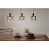 HÄNGLAMPA CHRISTIANO - svart, Modern, metall/glas (80/15/120cm) - Premium Living