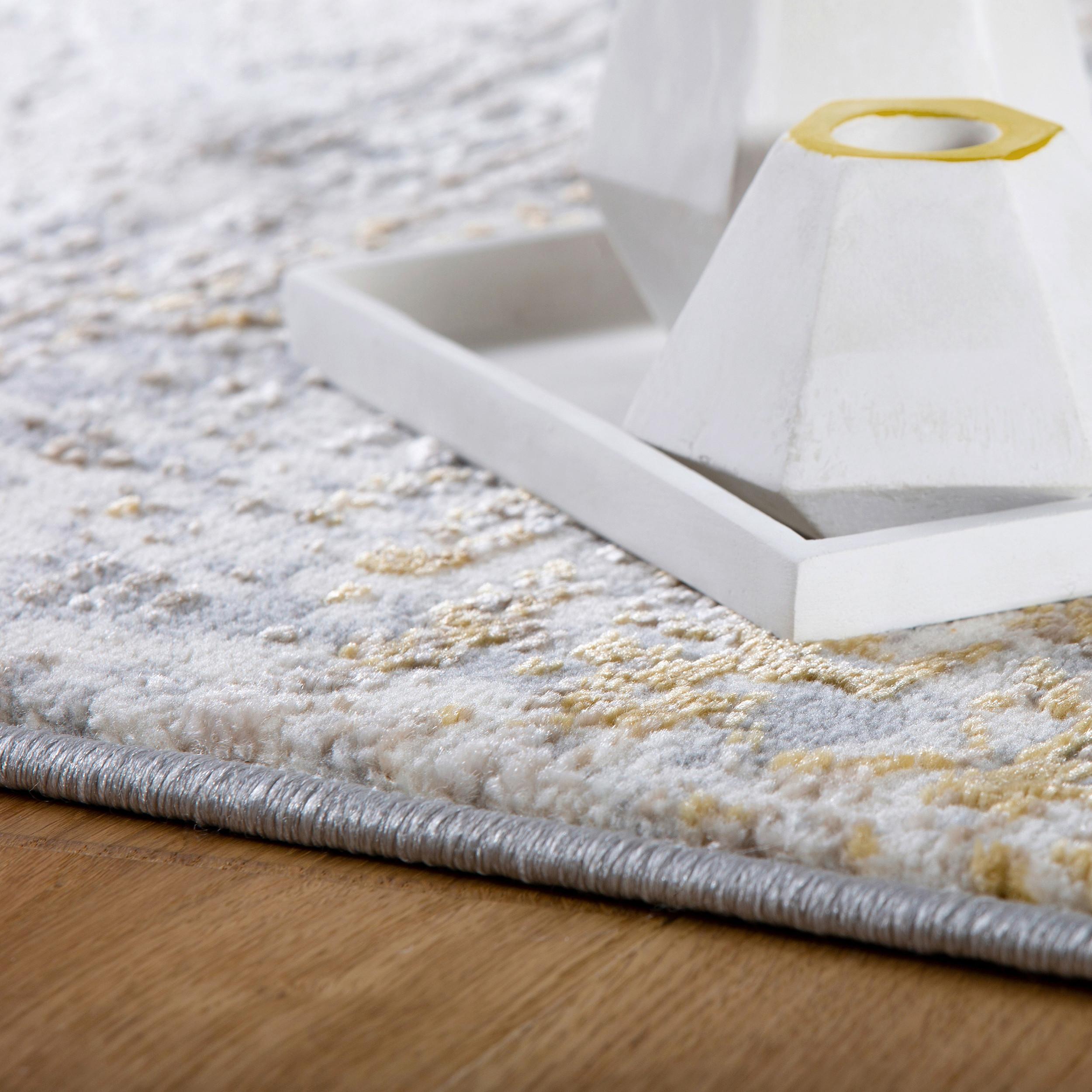 Webteppich My Salsa Gelb ca. 80x150cm - Gelb, Design, Textil (80/150cm) - Obsession