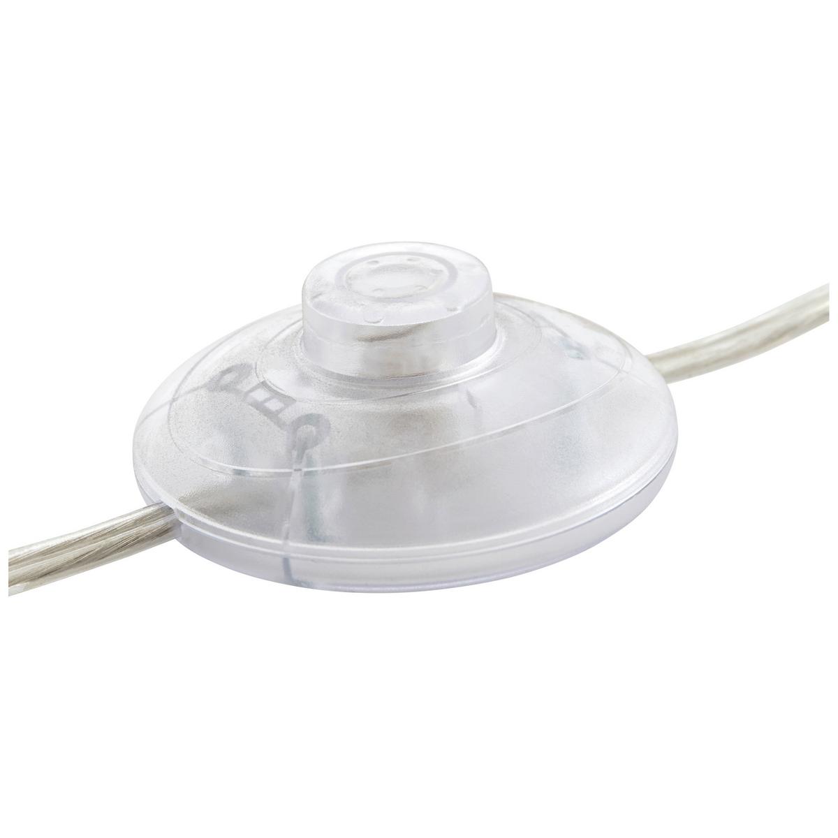 Bogenleuchte Clarie max. 60 Watt - Silberfarben/Weiß, Design, Textil/Metall (36/180cm)