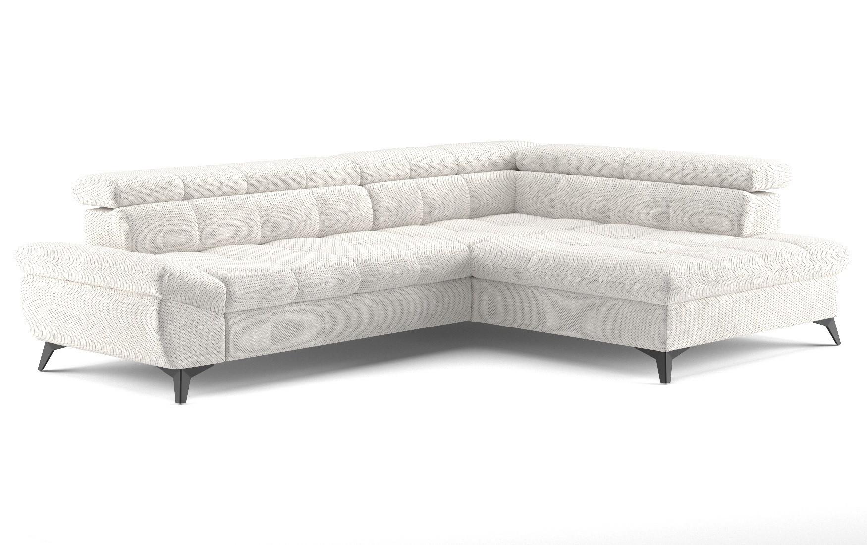 Sarokkanapé Apollo - krémszínű, Modern, faalapú anyag/textil (296/78/201cm) - Mömax