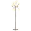 LED-GOLVLAMPA CALVIN - opal/nickelfärgad, Basics, metall/glas (62/200cm)