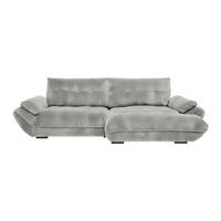 Wohnlandschaft Vivo Lavagrau - Lavagrau/Schwarz, MODERN, Kunststoff/Textil (317/63/179cm) - Premium Living