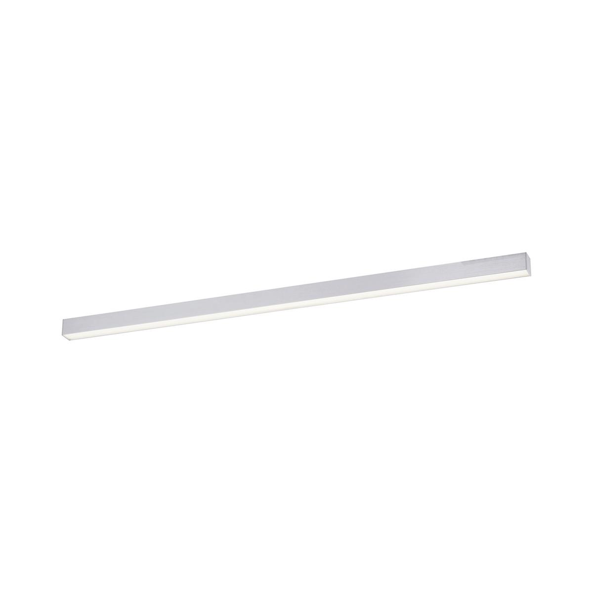 LAMPA SUFITOWA LED 6021-95 PURE-LINES - kolor aluminiowy, Design, tworzywo sztuczne/metal (110/3,8/3,9cm) - Neuhaus PURE