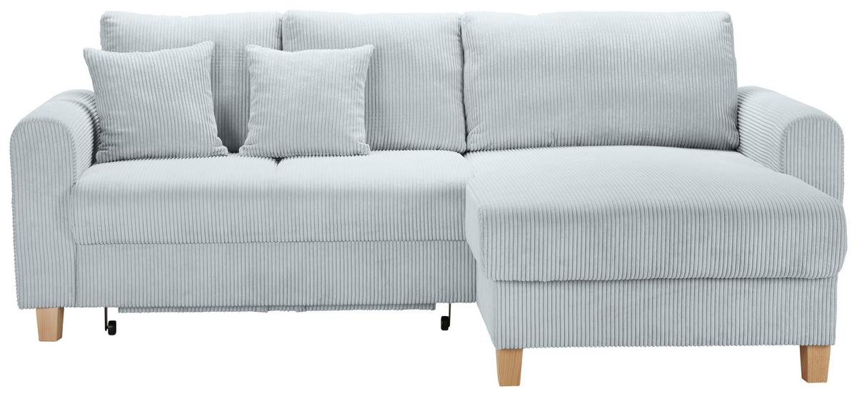 Colţar LILLE - gri, Modern, textil (232/110/156cm) - Best Price