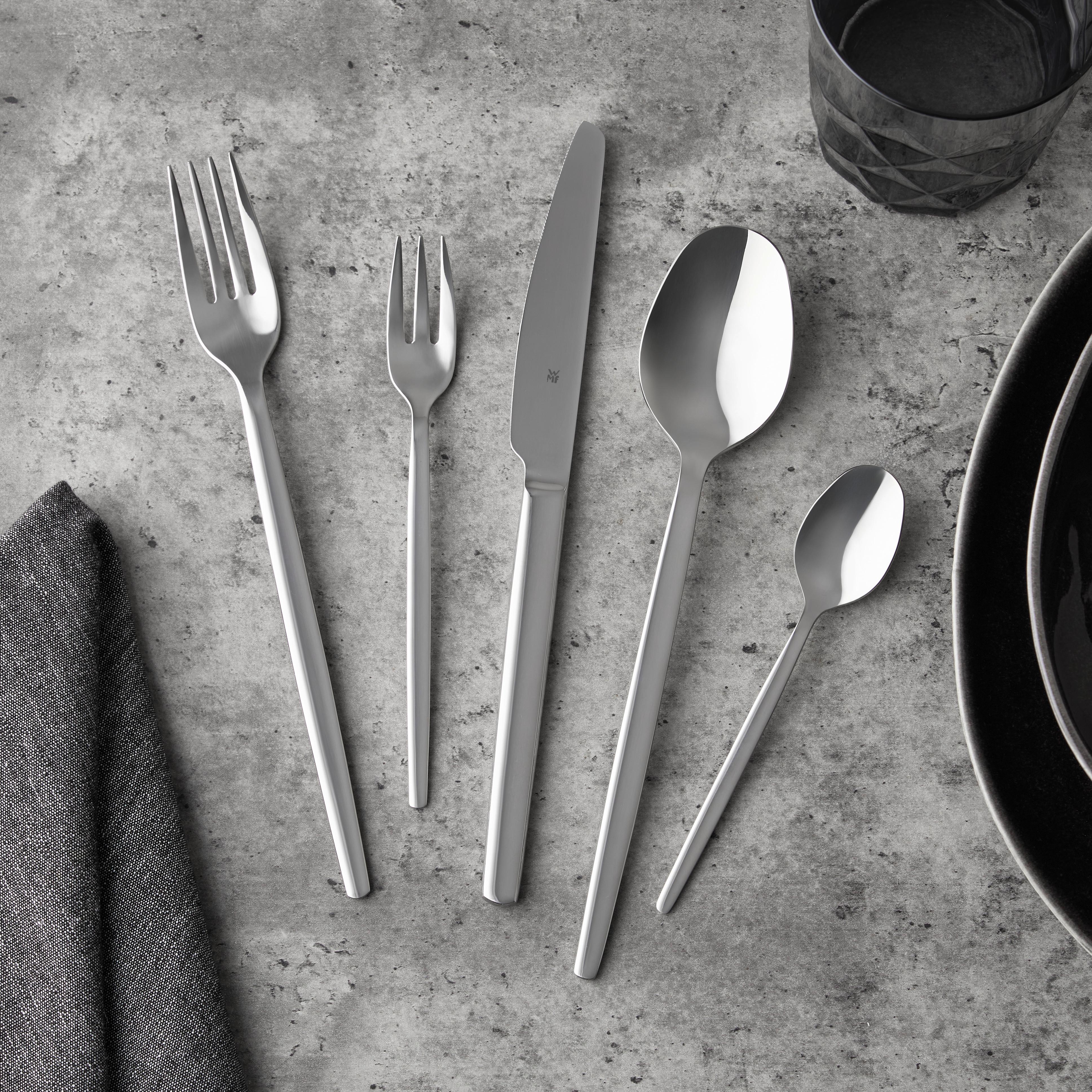 Besteckset WMF-Sofia Silberfarben 30-teilig - Silberfarben, KONVENTIONELL, Metall (26,1/5,3/42,6cm) - WMF