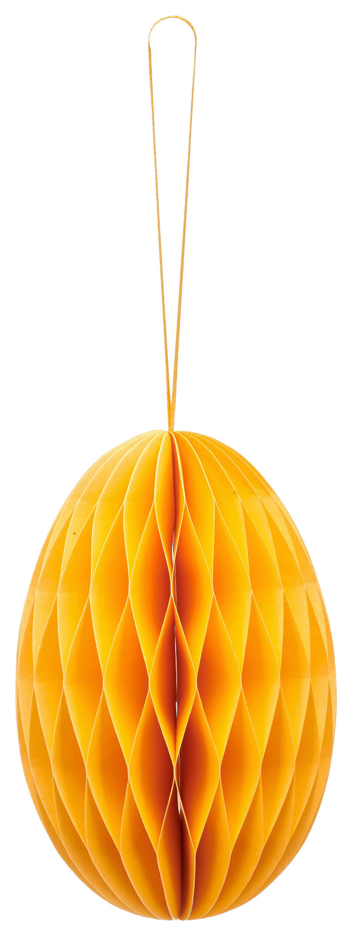 Dekohänger Paper I Gelb/Türkis, 2 Stk. - Gelb/Minttürkis, KONVENTIONELL, Papier (8/11/8cm) - Mömax