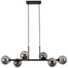 HÄNGLAMPA LISIB - kromfärg/svart, Modern, metall/glas (85cm) - Mömax