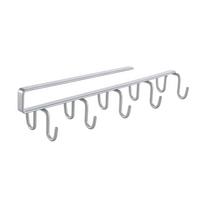 Konyhai Akasztó My Hooks - ezüst, fém (6/25/6cm)