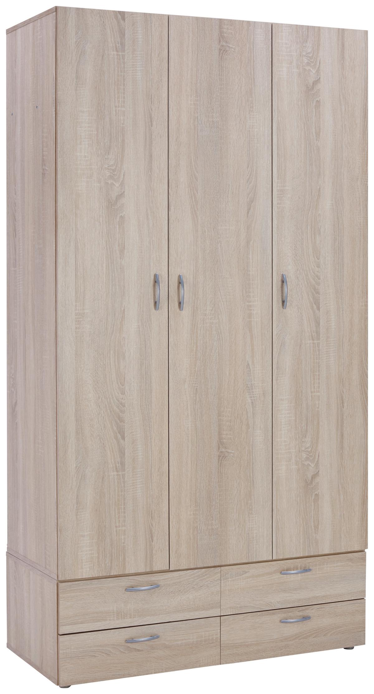 Predalnik Basic, Barva Hrasta - hrast sonoma, Konvencionalno, leseni material (110,7/35/51,9cm) - Mömax