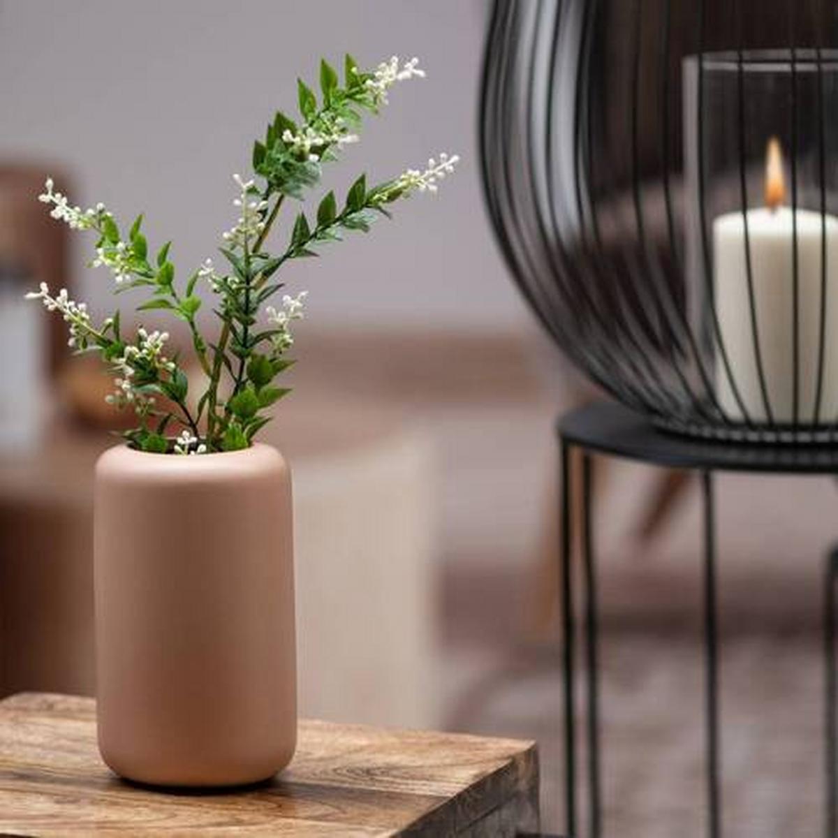 WAZON ALMADA I -PAZ- - ciemnobrązowy, Basics, ceramika (9/15cm) - Modern Living