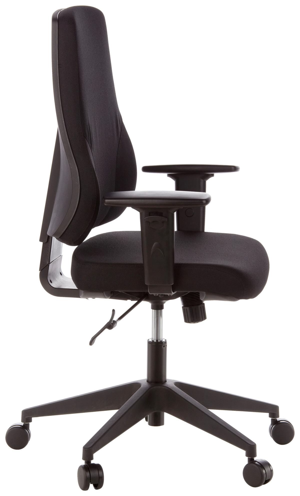 Vrtljiv Stol Pro-tec 100, Črna - črna, Moderno, umetna masa/tekstil (57/126/45cm) - MID.YOU