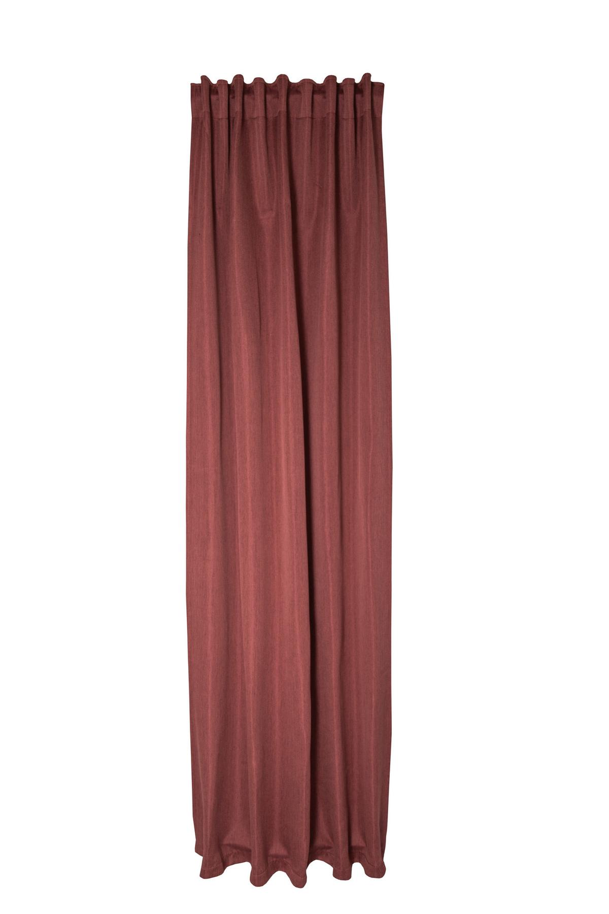 ZASŁONA TERMICZNA MILTON - kolor rdzawy, Basics, tkanina (140/245cm) - Esposa