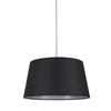 LAMPENKAP EMIL - Wit/Grijs, Modern, Textiel/Metaal (45/45/24cm) - Mömax