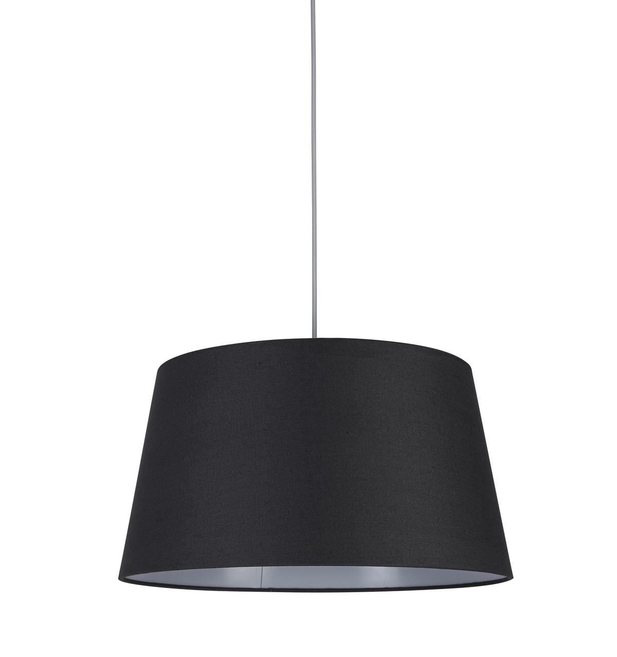 Abajur Emil - alb/gri, Modern, metal/textil (45/45/24cm) - Mömax