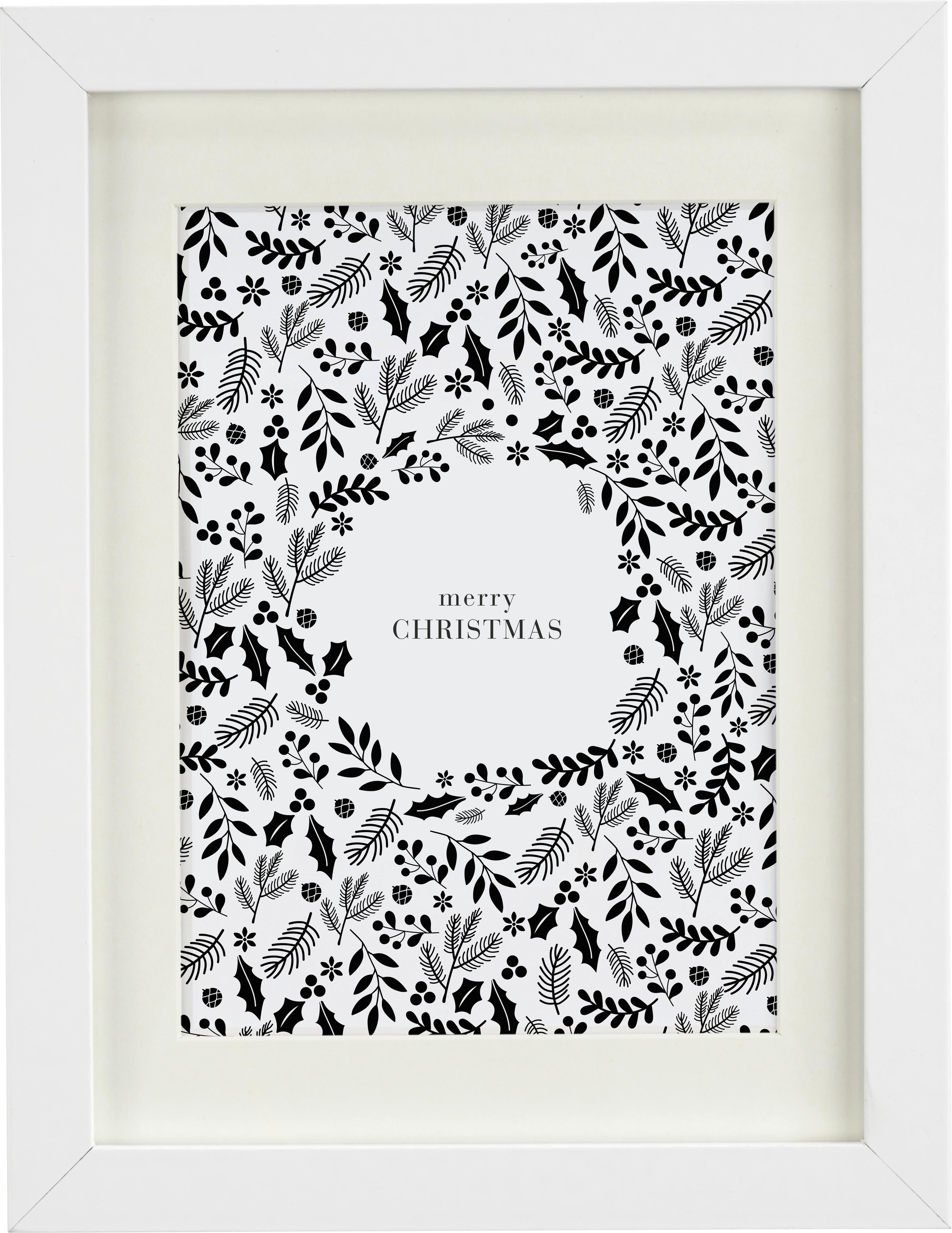 Rahmen Gitta in Weiß ca. 60x80cm - Weiß, MODERN, Holzwerkstoff/Kunststoff (60/80cm) - Modern Living