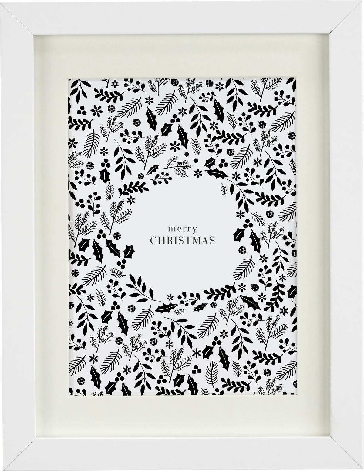 Képkeret Kb. 60x80cm Gitta - fehér, Modern, műanyag/faalapú anyag (60/80cm) - Modern Living