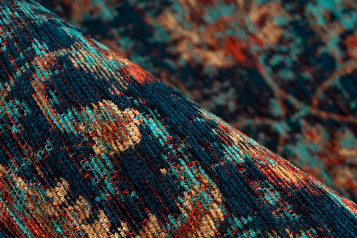 TEPPICH CHARME 225 MULTI / BLEU - Blau/Multicolor, Konventionell, Textil (200/290cm) - Kayoom