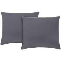 Set Jastučnica Basic 2/1 - bijela/antracit, Konvencionalno, tekstil (60/80cm) - Mömax