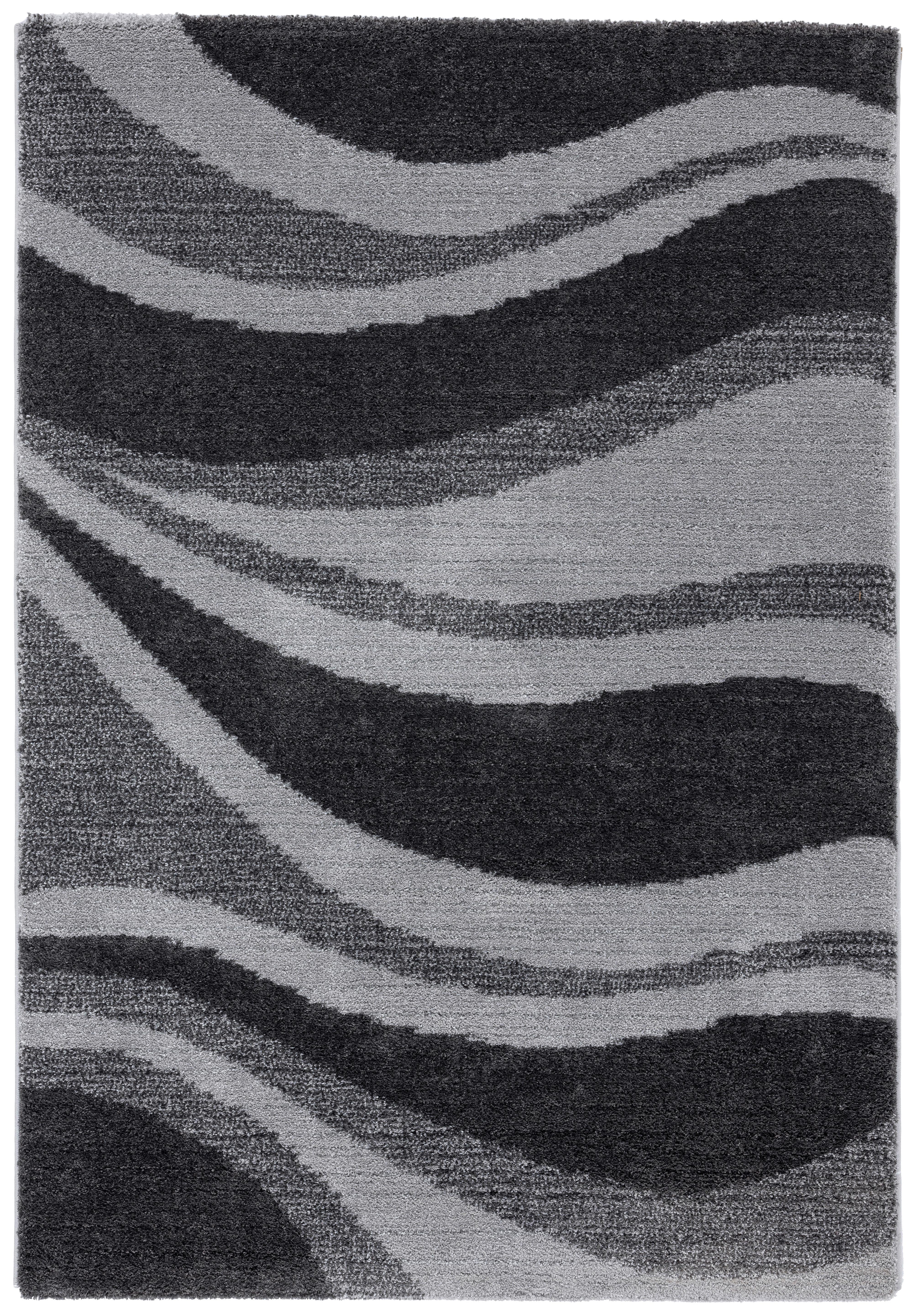 Webteppich Bergamo 3 in Hellgrau - Hellgrau, Textil (160/230cm) - Modern Living