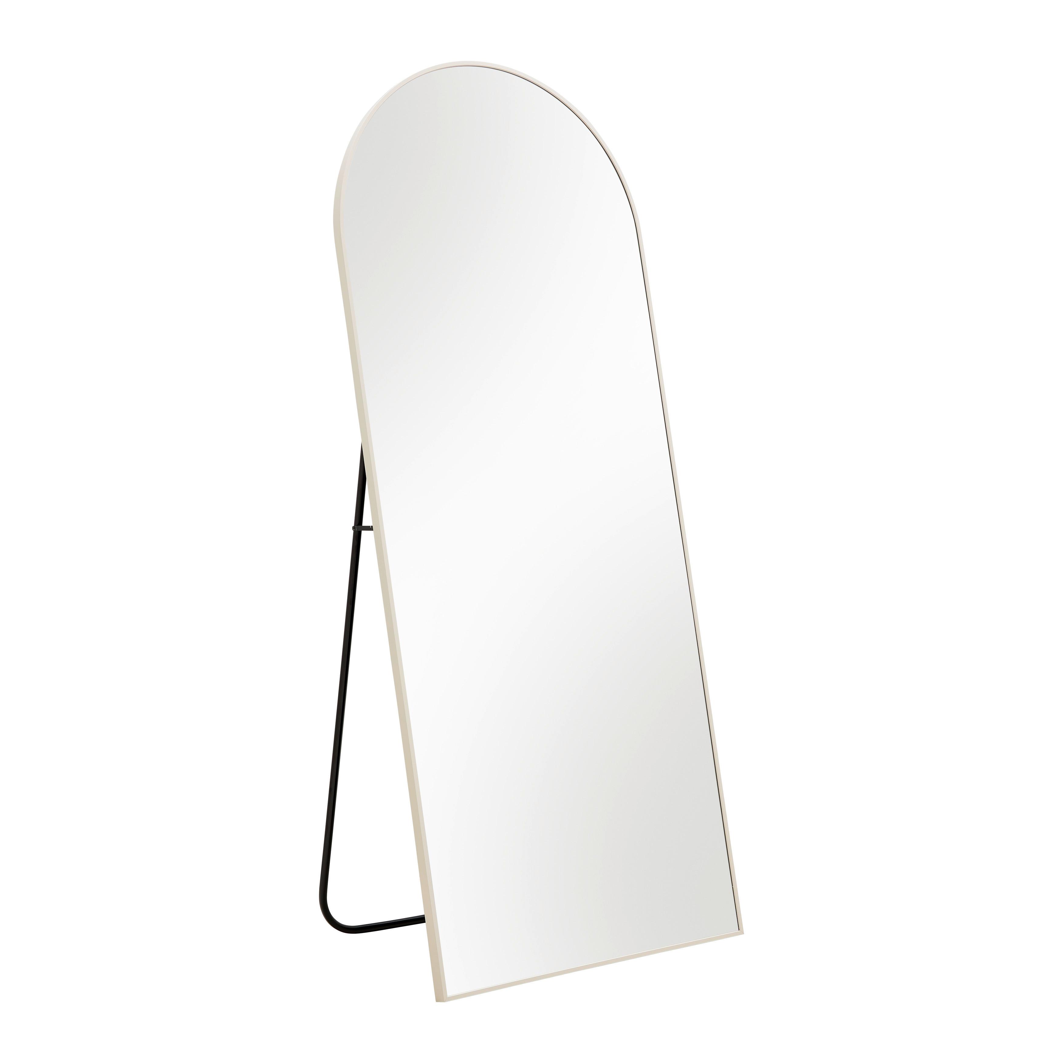 GOLVSPEGEL BRITT SAND - sandfärgad, Design, metall/glas (70/170cm) - Mömax