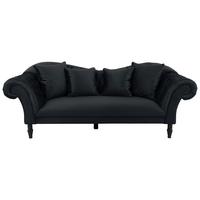 Trosed Cupido, Antracit - črna/antracit, Design, tekstil/les (242/91/104cm) - MID.YOU