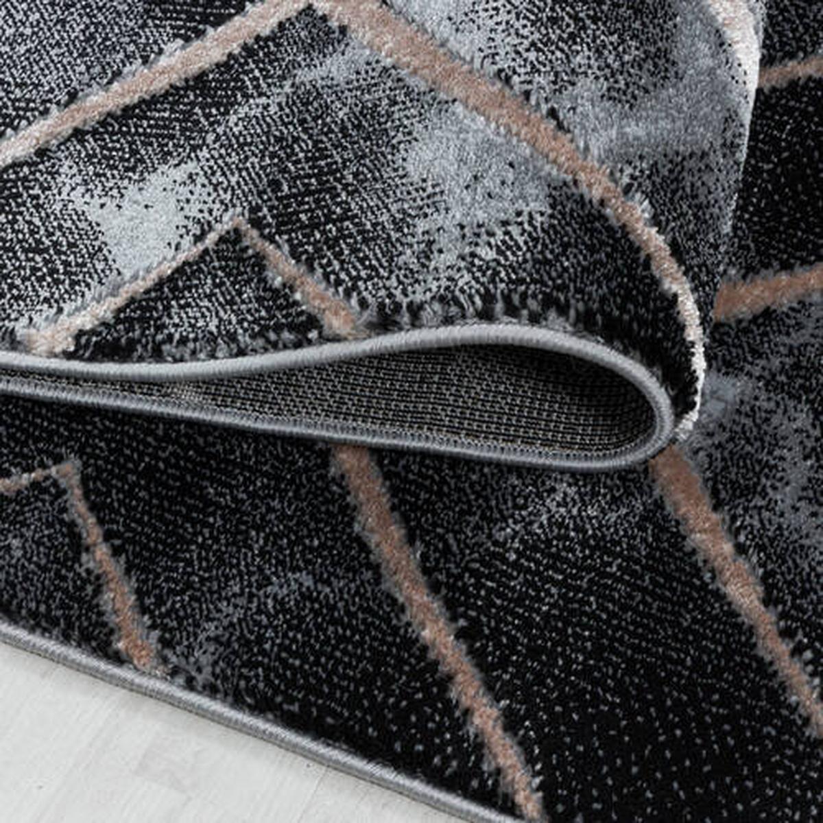 Webteppich Naxos Bronzefarben ca. 80x250cm - Bronzefarben, Design, Textil (80/250cm)