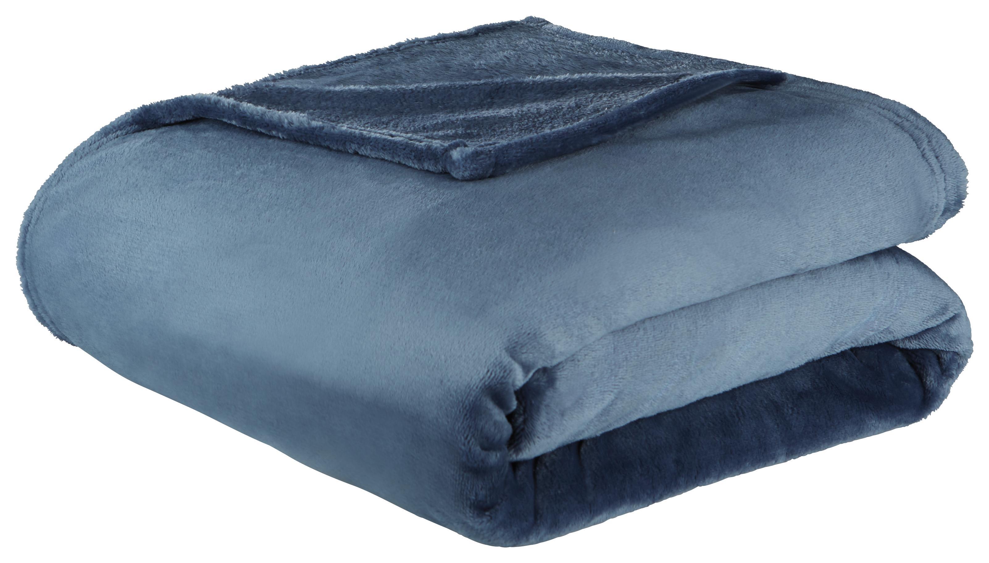 Kuscheldecke Michael XXL ca. 220x240cm - Dunkelblau, Textil (220/240cm) - Mömax modern living