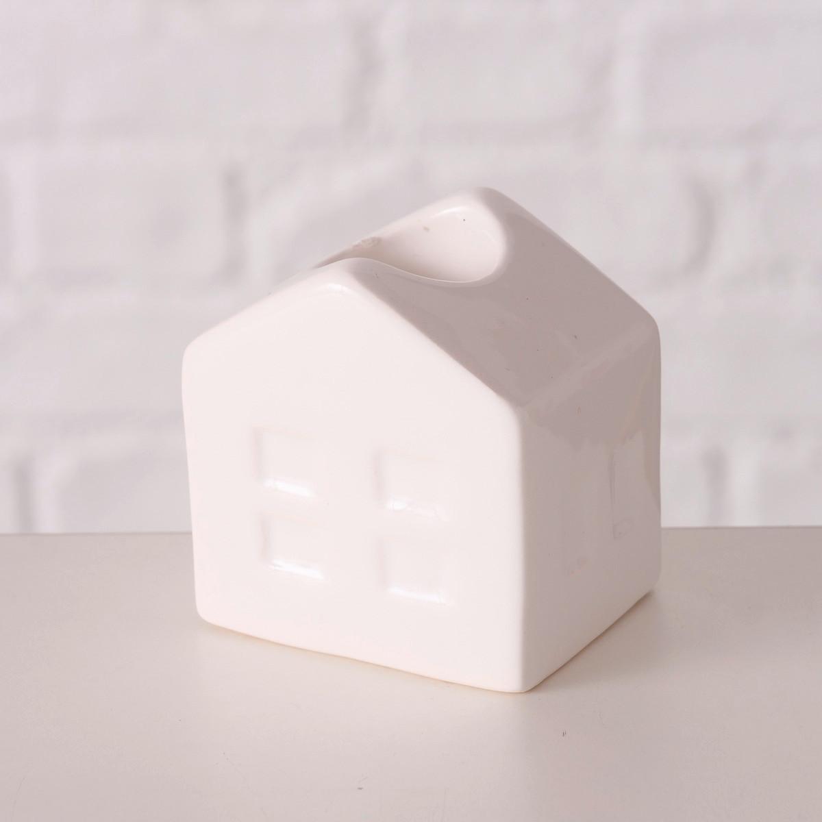Gyertyatartó Tizio - fehér, Basics, kerámia (6/7/5cm) - Modern Living