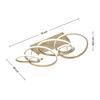 LED-TAKLAMPA JULI - cappuccino, Modern, metall/plast (70/40/25cm) - Premium Living