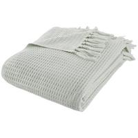 Decke Susa in Salbeigrün ca. 140x180cm - Salbeigrün, MODERN, Textil (140/180cm) - Modern Living