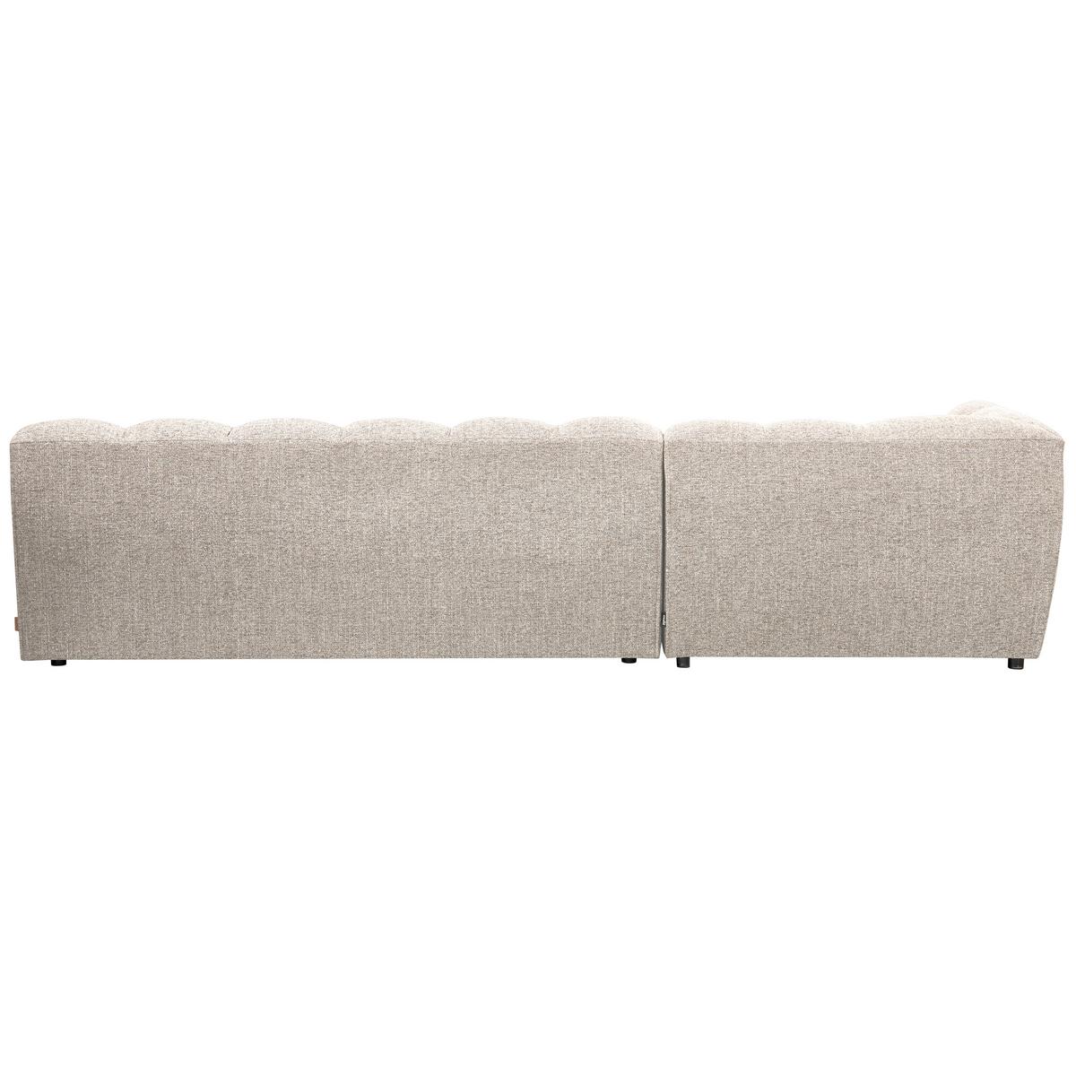 Ecksofa Allure Naturfarben S: 165x324cm - Schwarz/Naturfarben, Design, Kunststoff/Textil (165/324cm) - Livetastic