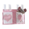 BETTTASCHE STOFFTASCHE - Rosa/Weiß, Design, Textil (50/28/2cm) BETTTASCHE STOFFTASCHE - Rosa/Weiß, Design, Textil (50/28/2cm)