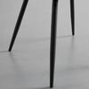 Stuhl "Pippo", Lederlook, beige, Gepolstert - Beige/Schwarz, MODERN, Textil/Metall (60/86/45cm) - Bessagi Home