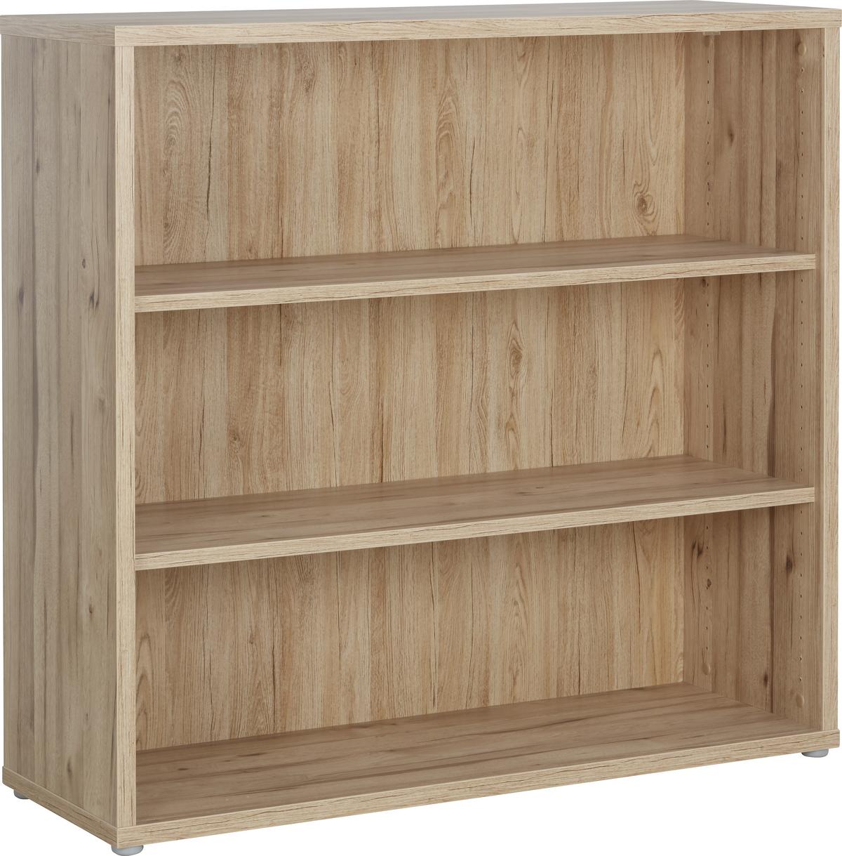 Polica Ducato - boje hrasta, Moderno, drvni materijal/metal (120/116/40cm) - Premium Living