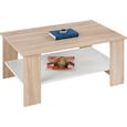 DOHÁNYZÓASZTAL PAOLO - Tölgyfa/Sonoma tölgy, konvencionális, Faalapú anyag/Fa (90/41/55cm)