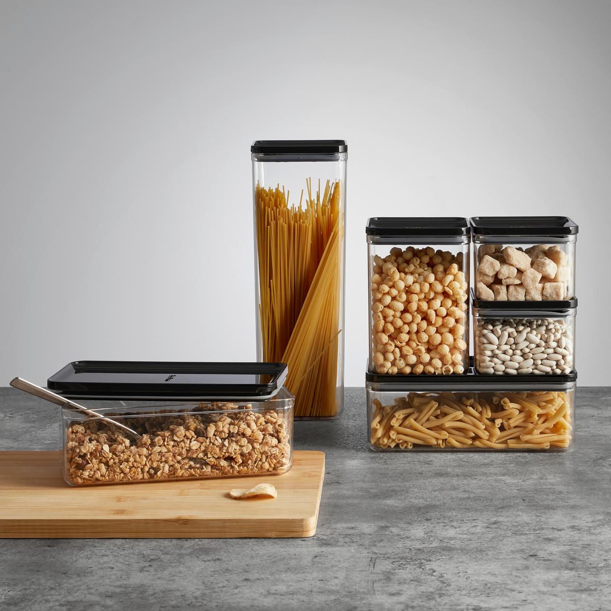 Vorratsdosenset Bodum Transparent, 6-teilig - Klar/Schwarz, KONVENTIONELL (13/12/32cm) - Bodum