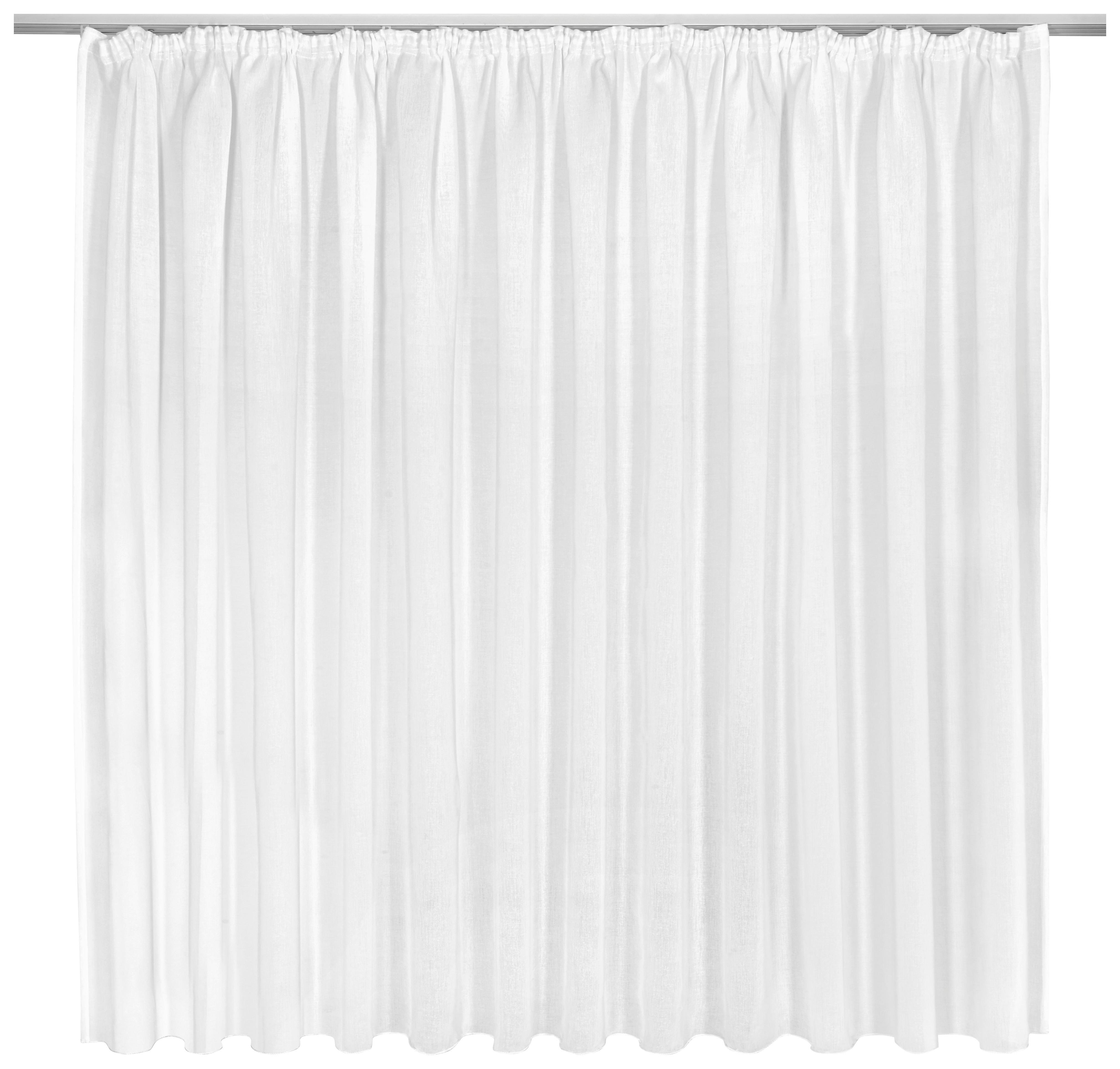 Končana Zavesa Tosca Store 1 - bela, tekstil (300/140cm) - Modern Living